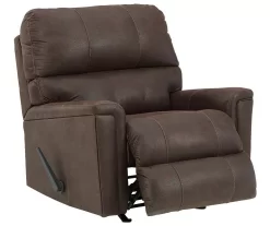 Navi Chestnut Faux Leather Rocker Recliner 11 Navi Chestnut Faux Leather Rocker Recliner -Chic Furniture Shop 810587485 4