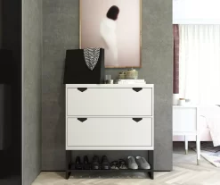 CosmoLiving Brielle Entryway Shoe Storage Cabinet -Chic Furniture Shop 810589009 6