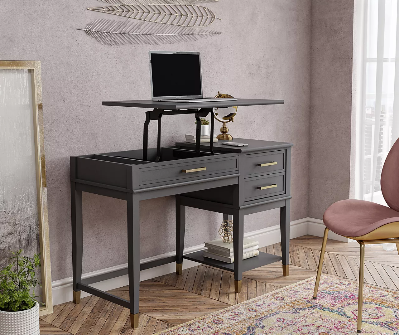CosmoLiving Westerleigh Lift Top Desk 14 CosmoLiving Westerleigh Lift Top Desk - Image 14