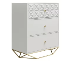 Blair White 3-Drawer Dresser 10 Blair White 3-Drawer Dresser -Chic Furniture Shop 810589237 4