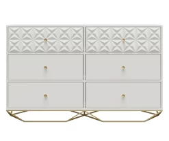 Blair White 6-Drawer Dresser -Chic Furniture Shop 810589238 5