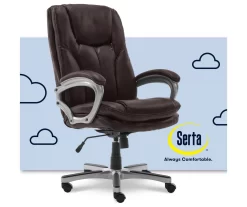 Benton Brown Big & Tall Faux Leather Executive Office Chair -Chic Furniture Shop 810590314 6