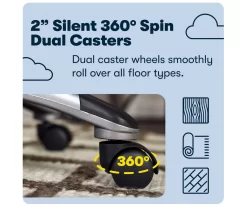 Delvin Black Bonded Leather Office Chair -Chic Furniture Shop 810590317 A0 5