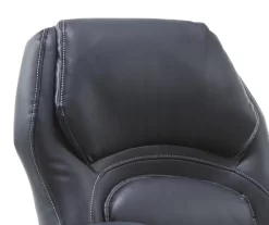 Delvin Black Bonded Leather Office Chair -Chic Furniture Shop 810590317 A0 6