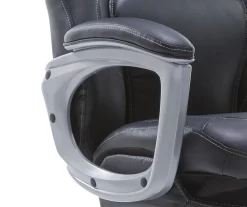 Delvin Black Bonded Leather Office Chair -Chic Furniture Shop 810590317 A0 7