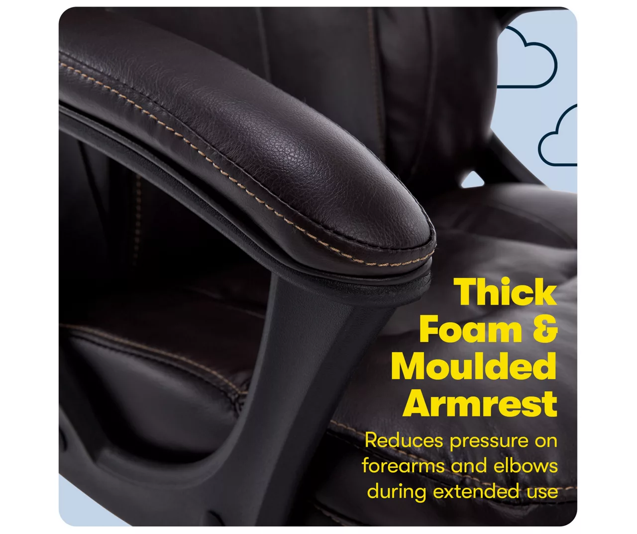 Mitchell Roasted Chestnut Vegan Leather Office Chair 10 Mitchell Roasted Chestnut Vegan Leather Office Chair - Image 10