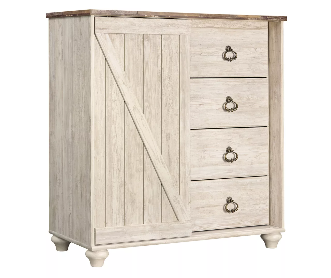 Willowton Sliding Door Storage Chest 1 Willowton Sliding Door Storage Chest