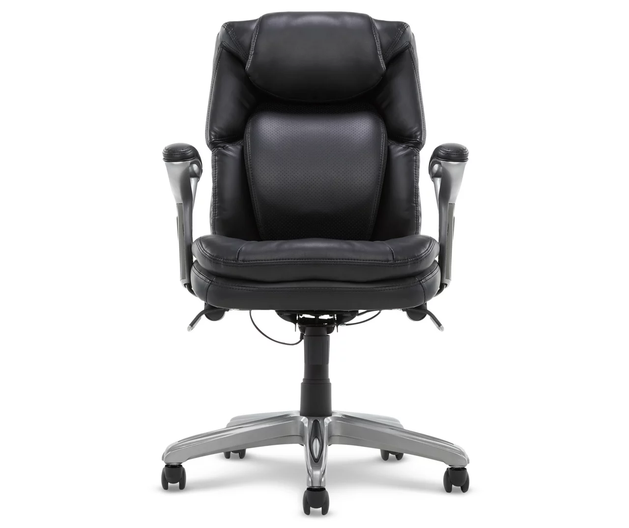 Anniston Black Bonded Leather Office Chair 1 Anniston Black Bonded Leather Office Chair