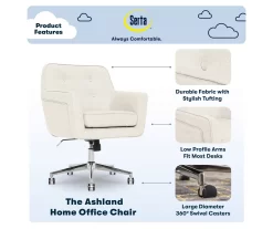 Serta Ashland Fabric Office Chair -Chic Furniture Shop 810590380 7