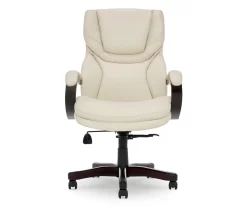 Conway Ivory Big & Tall Bonded Leather Office Chair
