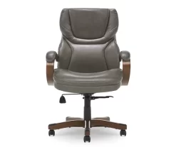Conway Gray Big & Tall Bonded Leather Office Chair