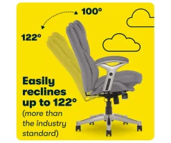 Claremont Gray Bonded Leather Office Chair -Chic Furniture Shop 810590392 8