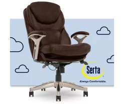 Claremont Chestnut Brown Bonded Leather Office Chair -Chic Furniture Shop 810590393 1