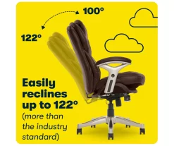 Claremont Chestnut Brown Bonded Leather Office Chair -Chic Furniture Shop 810590393 8