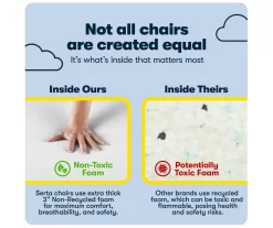 Claremont Chestnut Brown Bonded Leather Office Chair -Chic Furniture Shop 810590393 9