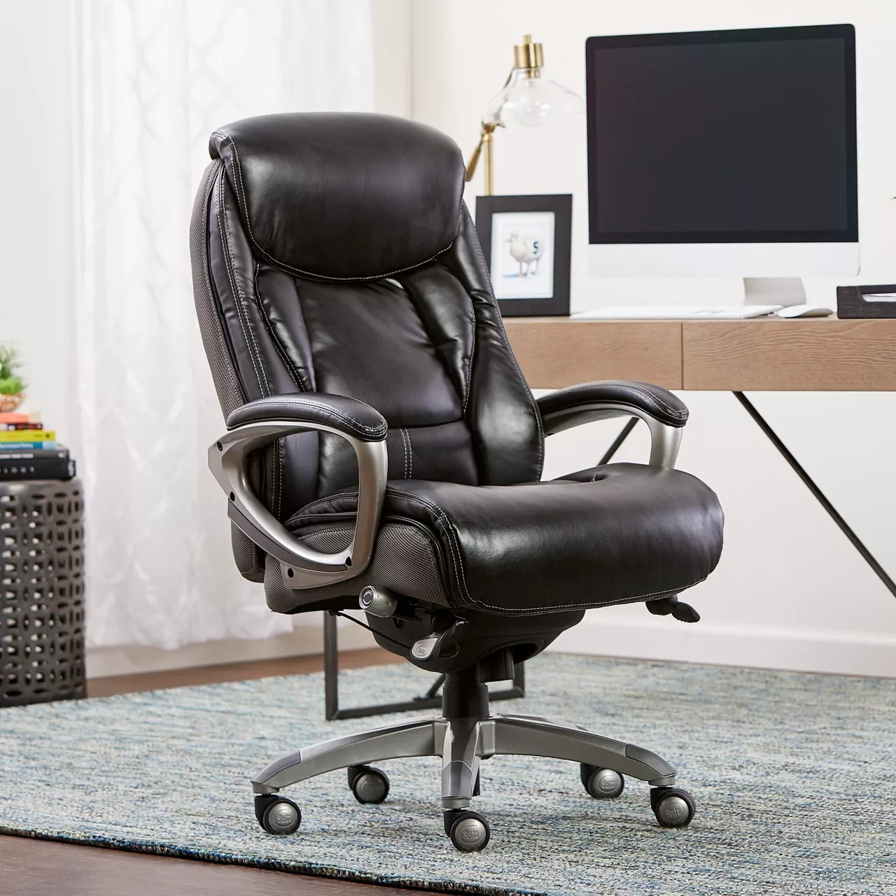 Serta Lautner Executive Bonded Leather Office Chair 12 Serta Lautner Executive Bonded Leather Office Chair - Image 12