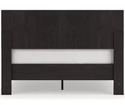 Piperton Black Queen Platform Bed Base -Chic Furniture Shop 810591748 810591749 3