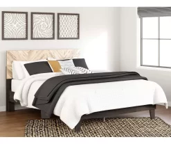 Piperton Black Queen Platform Bed Base -Chic Furniture Shop 810591748 810591749 7