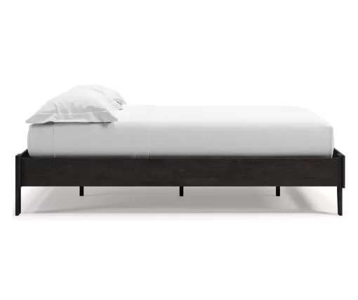 Piperton Black Queen Platform Bed Base -Chic Furniture Shop 810591749 6