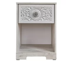 Paxberry Whitewash Nightstand