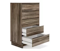 Shallifer Brown 5-Drawer Storage Chest -Chic Furniture Shop 810591841 2