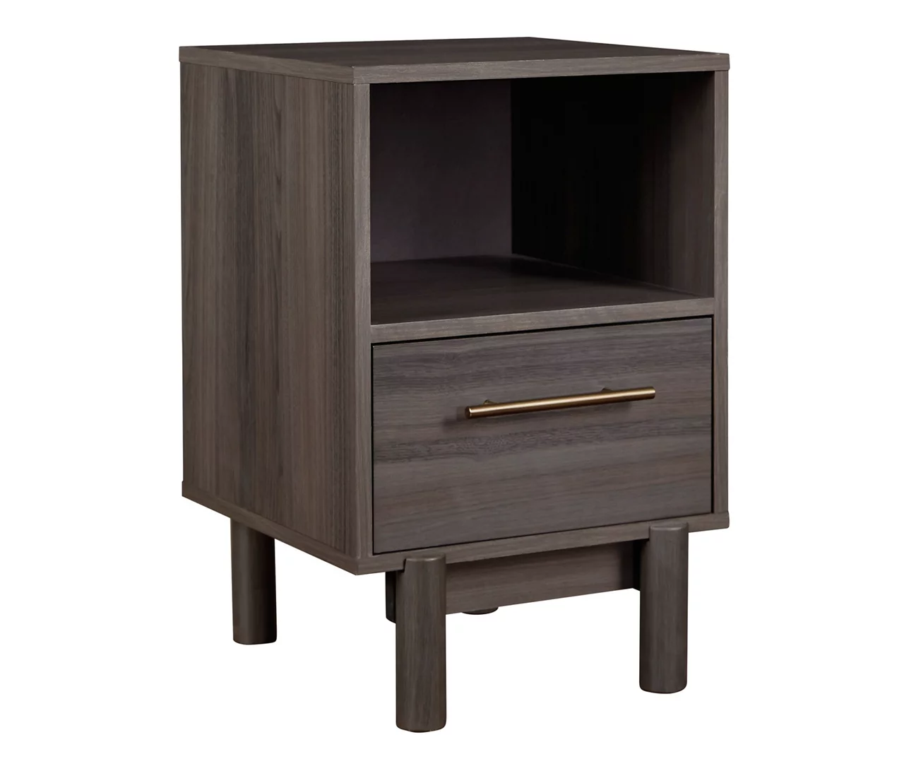 Brymont Dark Gray Nightstand 1 Brymont Dark Gray Nightstand