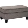Nemoli Slate Ottoman