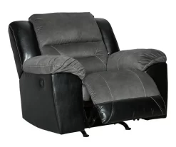 Earhart Slate Faux Leather Rocker Recliner 10 Earhart Slate Faux Leather Rocker Recliner -Chic Furniture Shop 810594581 5