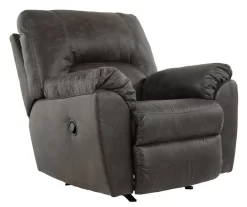 Tambo Pewter Faux Leather Rocker Recliner 25 Tambo Pewter Faux Leather Rocker Recliner -Chic Furniture Shop 810594596 1