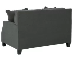 Bayonne Charcoal Loveseat -Chic Furniture Shop 810594659 2