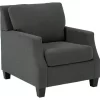 Bayonne Charcoal Armchair
