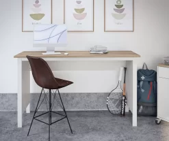 Evolution Vantage White & Weathered Oak Workbench