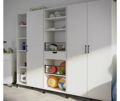 Evolution Vantage White 5-Shelf Open Cabinet 10 Evolution Vantage White 5-Shelf Open Cabinet -Chic Furniture Shop 810597745 3