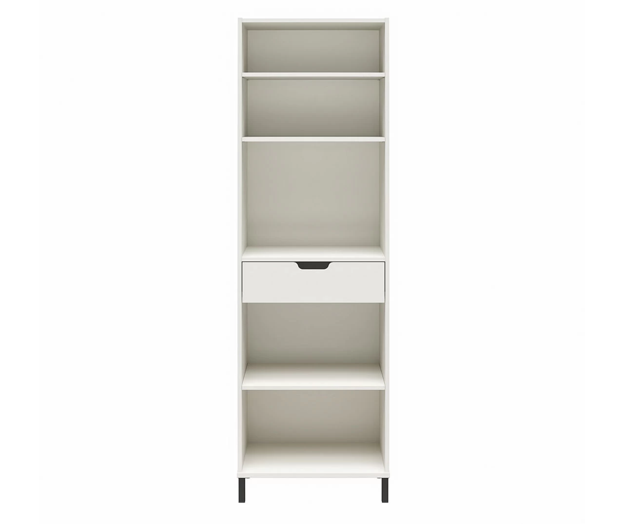 Evolution Vantage White 5-Shelf Open Cabinet 1 Evolution Vantage White 5-Shelf Open Cabinet