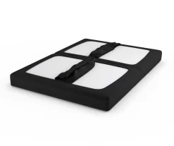 DHP Elbern Black Metal Futon With Black Microfiber Cover -Chic Furniture Shop 810598097 9