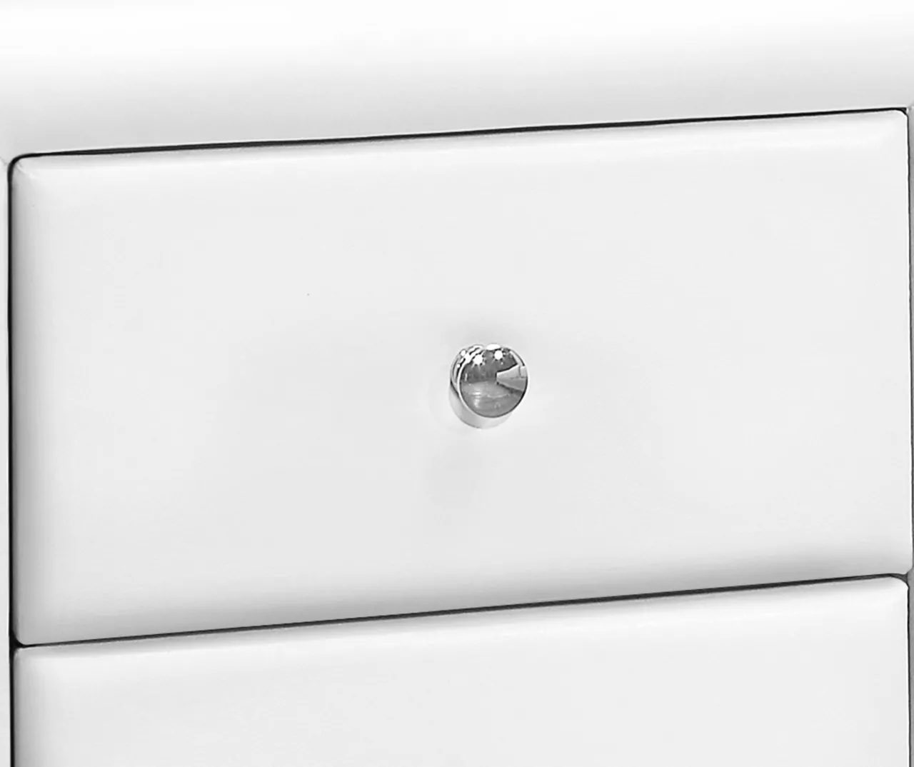 Monarch Faux Leather Nightstand 7 Monarch Faux Leather Nightstand - Image 7