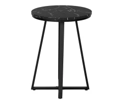 Monarch Faux Marble & Metal Accent Table 20 Monarch Faux Marble & Metal Accent Table -Chic Furniture Shop 810598395 A1