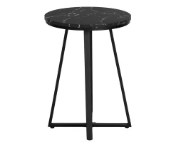 Monarch Faux Marble & Metal Accent Table 22 Monarch Faux Marble & Metal Accent Table -Chic Furniture Shop 810598395 A3