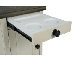 Bolanburg Chairside End Table With USB Ports, Outlets & Tray -Chic Furniture Shop 810598698 2