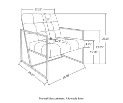 Glitzhome Modern Industrial Faux Leather Accent Chairs, 2-Pack 31 Glitzhome Modern Industrial Faux Leather Accent Chairs, 2-Pack -Chic Furniture Shop 810598913 A0 8