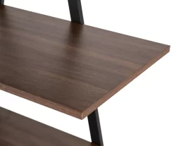 Walnut Modern A-Frame 4-Shelf Bookcase -Chic Furniture Shop 810598942 A0 4