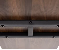 Walnut Modern A-Frame 4-Shelf Bookcase -Chic Furniture Shop 810598942 A0 5