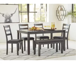 Fairview 6-Piece Dining Set With Bench 15 Fairview 6-Piece Dining Set With Bench -Chic Furniture Shop 810599355 9