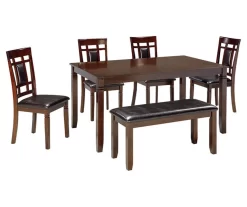 Bennox 6-Piece Dining Set With Bench