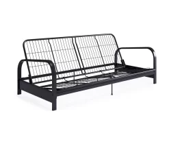 DHP Elbern Black Metal Futon With Cover 27 DHP Elbern Black Metal Futon With Cover -Chic Furniture Shop 810599700 810600181 810600182 A8 3
