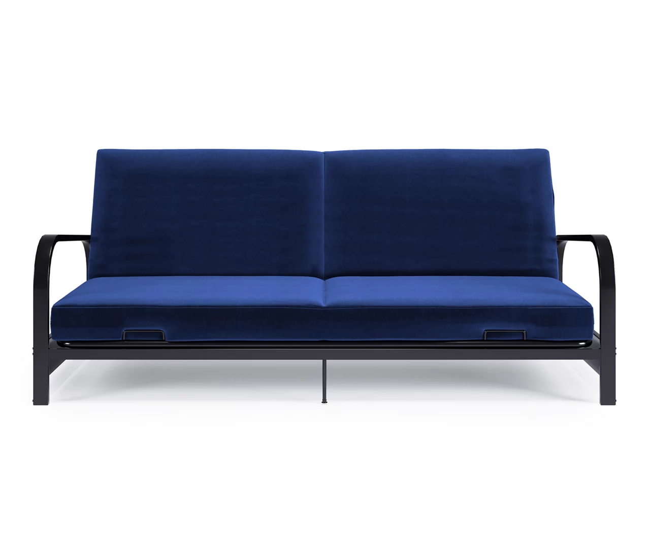 DHP Elbern Black Metal Futon With Cover 1 DHP Elbern Black Metal Futon With Cover