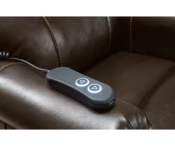 Markridge Chocolate Faux Leather Power Lift Recliner 16 Markridge Chocolate Faux Leather Power Lift Recliner -Chic Furniture Shop 810609737 11