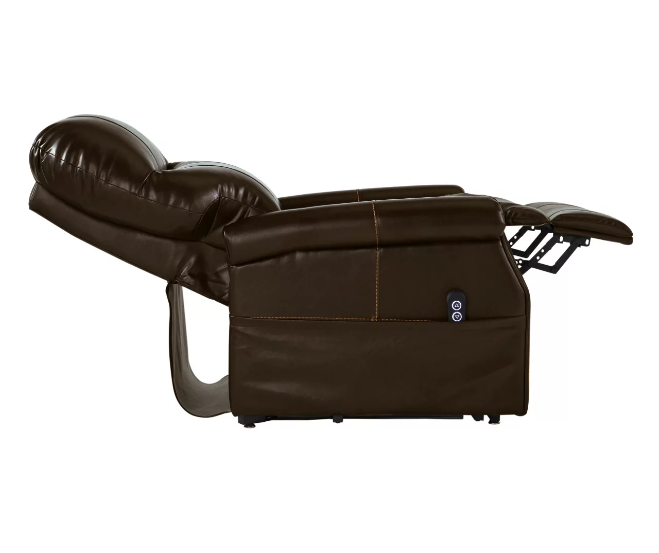Markridge Chocolate Faux Leather Power Lift Recliner 11 Markridge Chocolate Faux Leather Power Lift Recliner - Image 11