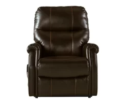 Markridge Chocolate Faux Leather Power Lift Recliner