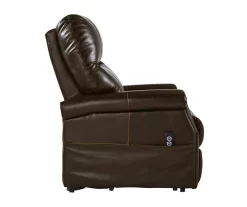 Markridge Chocolate Faux Leather Power Lift Recliner 21 Markridge Chocolate Faux Leather Power Lift Recliner -Chic Furniture Shop 810609737 5